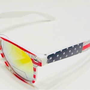 Patriotic Sunglasses with Star and Stripe Design